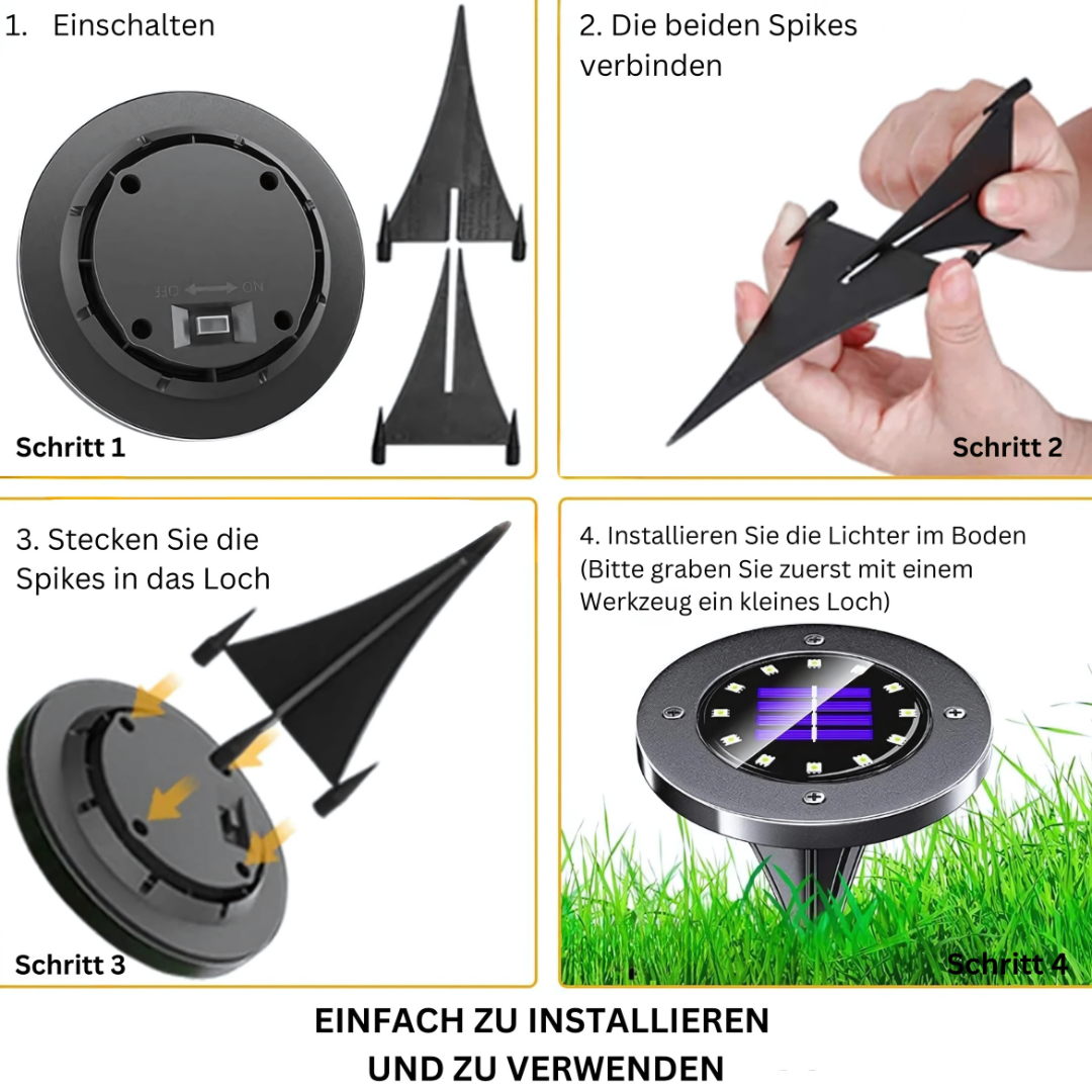 NoctiLux – Solar Einbauleuchten für den Außenbereich