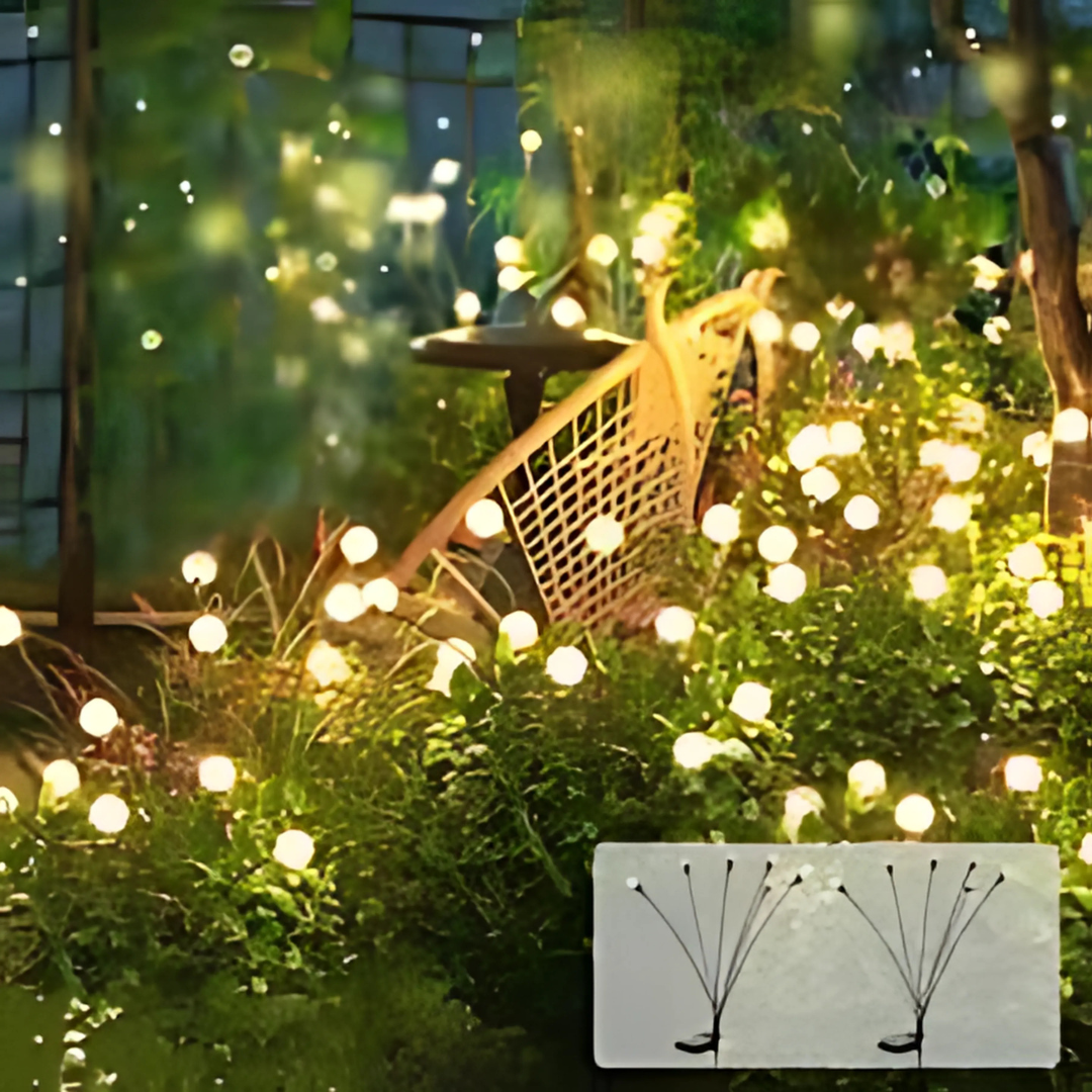 Solar Gartenleuchten – Umweltfreundliche Außenbeleuchtung mit Automatischer Ein-/Ausschaltung, Kabellosem Design und Warmem Stimmungslicht, Ideal für Gartenbeleuchtung