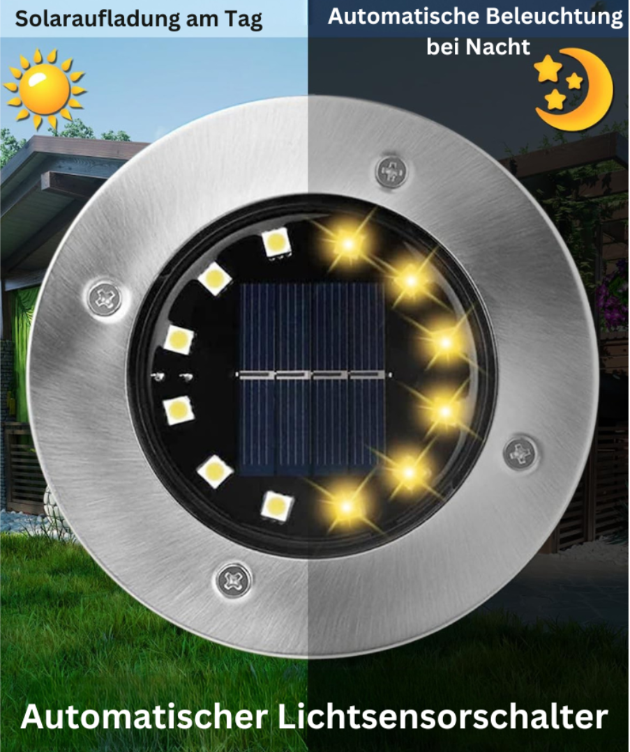 NoctiLux – Solar Einbauleuchten für den Außenbereich