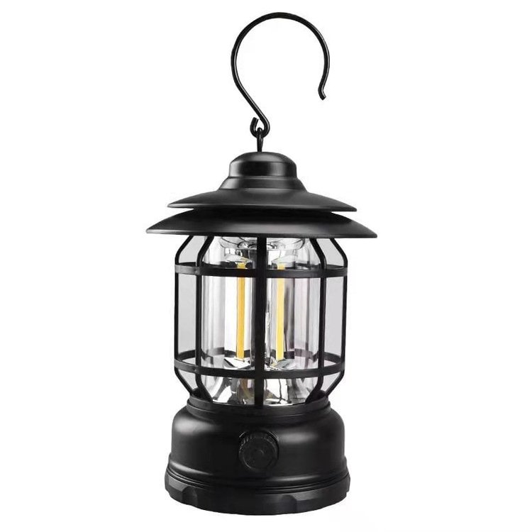 Variant image for Tragbare Retro-Campinglampe mit 360° Beleuchtung, Magnetischem Haken und Wasserdichtem Design – Ideal für Innen und Außen-1