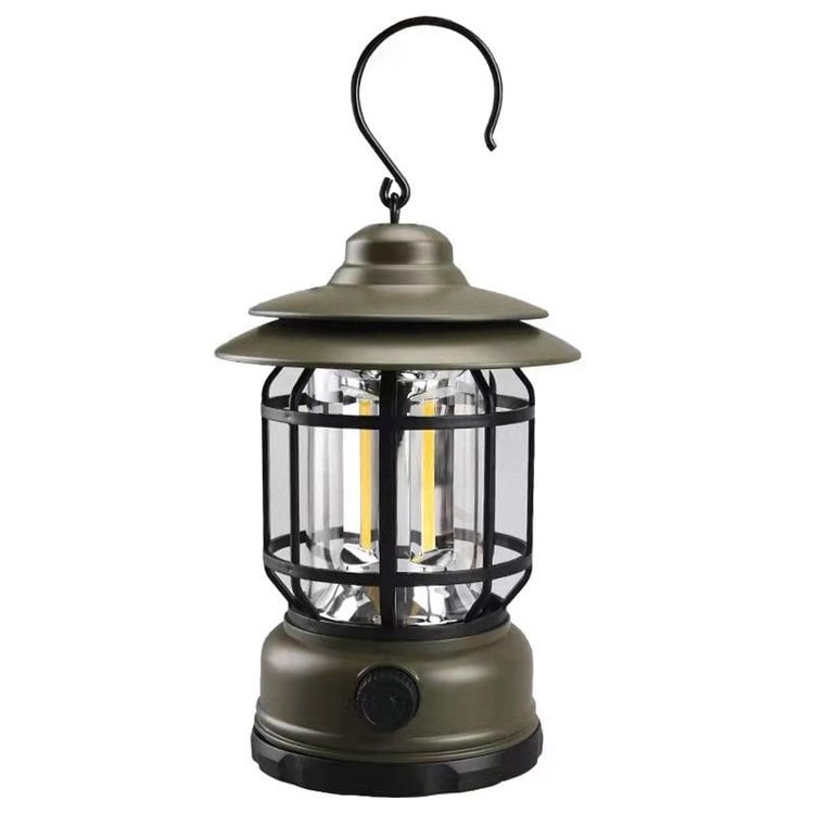 Variant image for Tragbare Retro-Campinglampe mit 360° Beleuchtung, Magnetischem Haken und Wasserdichtem Design – Ideal für Innen und Außen-2