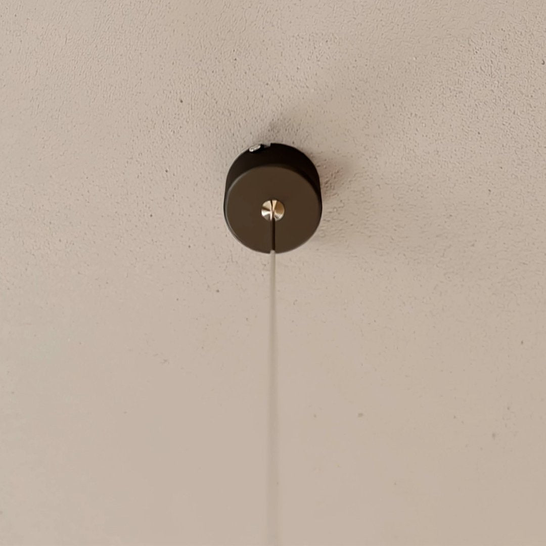 Pendelleuchte Schwarz – Minimalistische Hängelampe aus Metall und Glas für Esszimmer und moderne Räume-5